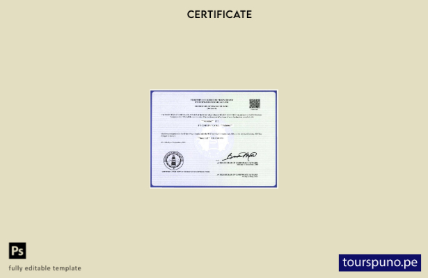 listo para imprimir Plantilla de certificado de cambio de nombre del Registro  5